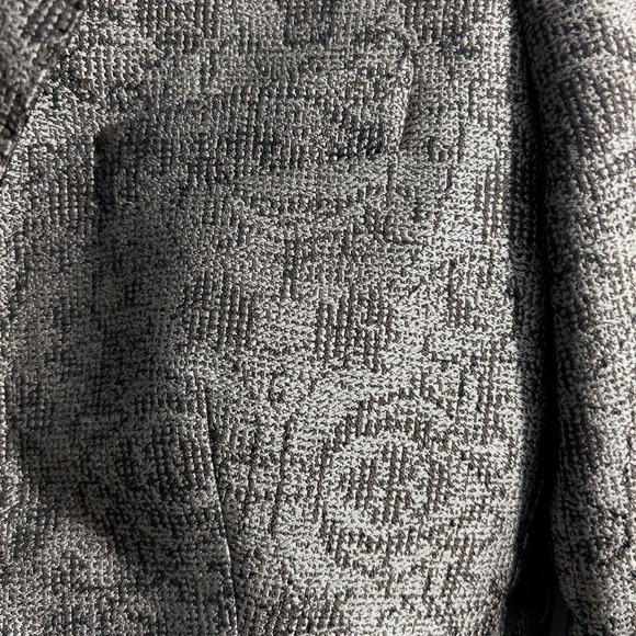 MAX MARA Siberia Jacquard Blazer Jacket Textured 8 Tan Black Office Career - Picture 3 of 7